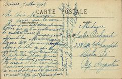 Briare - Bridge and Main street - May 7th 1918 - CPA