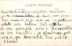 Paris - 16 - Crue de la Seinr - Une Passerelle improvisee - Rue Gros - CPA 