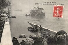 Paris - 15 - Floods of Paris 1910 - the Seine has Grenelle - crossbred of the 13 javier - CPA