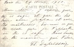 Paris - 16 - Inondations de Paris 1910 - Rue Gros - CPA 