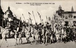 Orleans - Festivals of Jeanne d' Arc - historical Procession - 500 Birthday - 1929 - CPA