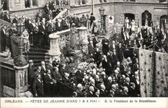Orleans - Festivals of Jeanne d' Arc - the President of the Republic - CPA