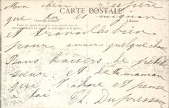 Paris 16 - Les Inondations de Paris 1910 - Les habitants de Passy - Rue Felicien David - CPA 