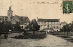CPA Villaines Place de la mairie