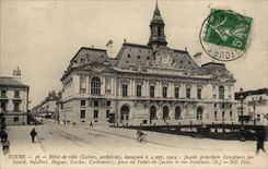 CPA Tours Hotel de ville (Laloux)