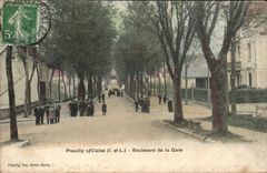 CPA Preuilly sur Claise Boulevard de la Gare