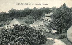 CPA Cinq Mars la pile Habitation pittoresque