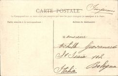 Caen cPA die grosse Tur des Schlosses