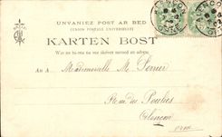 Folklore - Costumes - Brittany - Little girl and Grandmere - - CPA