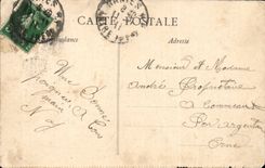 Nantes - 65 Regiment of Infantry - Presentation of flag CPA