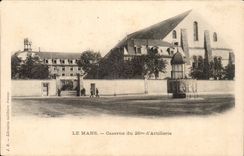Mans - Barracks of 26 of Artillery CPA