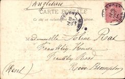 Folklore - Costumes - Jeaune Girl with Basket - 1906 CPA