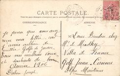 Saumur - I send these Flowers to you - CPA