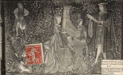 Angers - Museum of Old Eveche - tapestry - arts - CPA