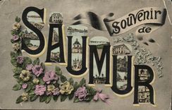 Saumur - Souvenir of Saumur - CPA