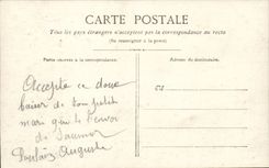 Saumur - a Kiss of Saumur - CPA