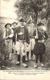 Folklore - Costumes - Resistance in Brittany - shoes - man - CPA Chouants