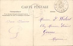 Phantasie - Finistere - geheiratet von Bannalec - Details der Kostume - Folklore CPA