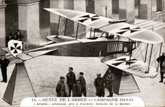 The Marne - Museum of the Army - taken has jonchery - plane - airplane - Marketing year 1914 1915 - German Aviatik CPA