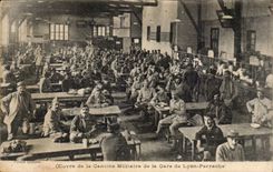 Paris - 12 - Oeuvre de la Cantine Militaire de la Gare de Lyon - Perrache - CPA 
