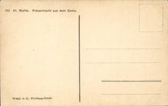 Royal family - Kt Wallis - Frauentracht aus dem Goms - CPA