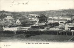 Brest - Le fond du Port CPA 