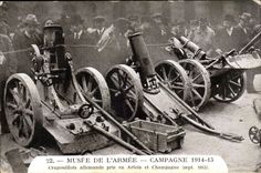War 1914 1915 - Museum of the Army - guns - CPA