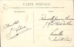 Caen - Hauptgatter des Schlosses CPA