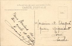 Couple - Fantaisie - Le coeur fier l'ame ravie - folklore costumes CPA 