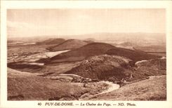Puy de Dome - Chains of Puys - CPA
