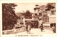 Chatel Guyon - Chatelguyon - Eingang des Parks - CPA