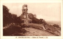 Chatel Guyon - Chatelguyon - Schloss von Tournoel - CPA