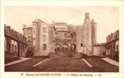 Chatel Guyon - Chatelguyon - Schloss von Chazeron - CPA