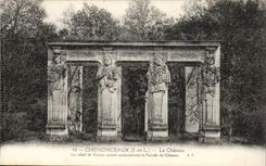 Chenonceaux - Le Chateau Bas Relief de Goujou - CPA 
