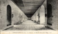 Chenonceaux - Le Chateau - La Grande Galerie du l'Etage - CPA 
