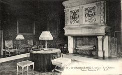 Chenonceaux - Le Chateau - salon Francois 1 - CPA 