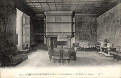 Chenonceaux - Le Chateau - La Salle a Manger - CPA 