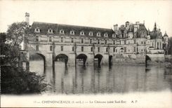 Chenonceaux - Le Chateau - cote sud est - CPA 