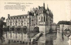 Chenonceaux - Le Chateau - Cote Est - CPA 