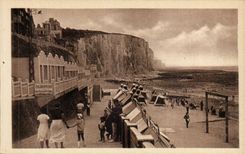 Ault - Descent with the Beach and the Dam Walk - CPA