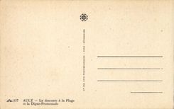 Ault - Descent with the Beach and the Dam Walk - CPA