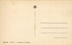 Ault - the Dam and the Beach - CPA