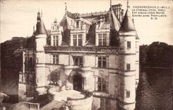Chenonceaux - Le Chateau - Entree avec Pont Levis - Bridge - CPA 
