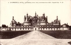Chambord - Le Chateau - Cote Sud - commence en 1528 CPA 