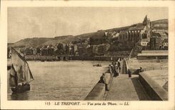 Treport - gesehen vom Leuchtturm - Leuchtturm - CPA