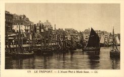 Treport - vor niedrigen PortGezeiten hat - CPA