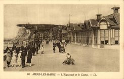 Treport - der Esplanade und das Kasino - CPA