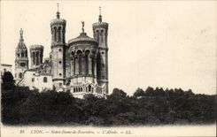 Lyon - Notre Dame de Fourviere - der Apse - CPA
