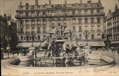 Lyon - Bartholdi Brunnen - Ort der Mischungen - CPA