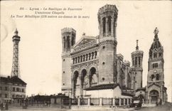 Lyon - Notre Dame de Fourviere - die Rechnungen des Metallaufsatzes 376 von Quantitaten mit der Oberseite des Meeres - CPA